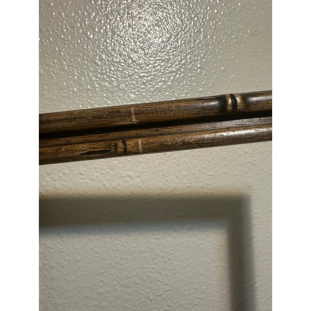 Bamboo Wooden Carved Frame Vintage 16x20 wood nautical rustic home decor boho
